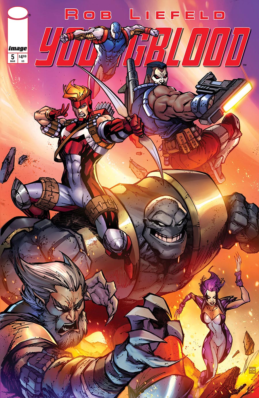 Youngblood Vol 6 #5 Cover D Variant Ale Garza Cover