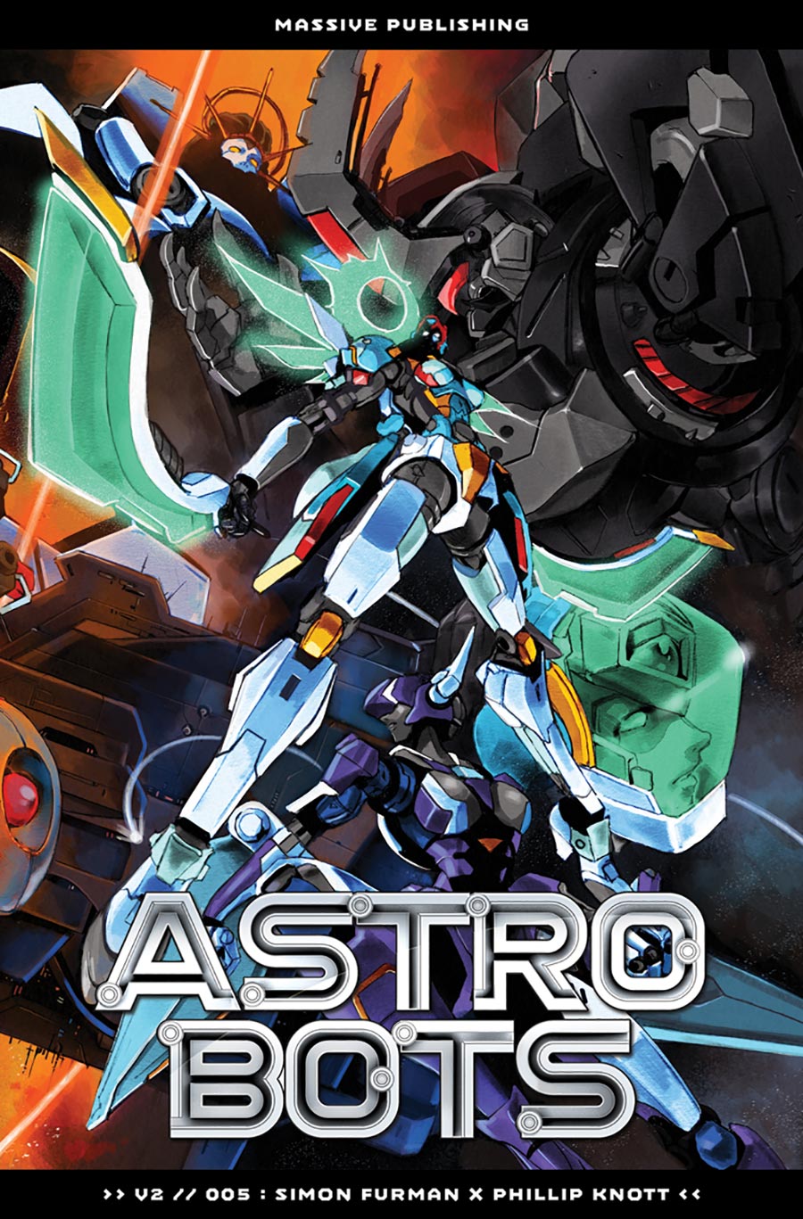 Astrobots Vol 2 #5 Cover A Regular Phillip Knott Connecting Cover