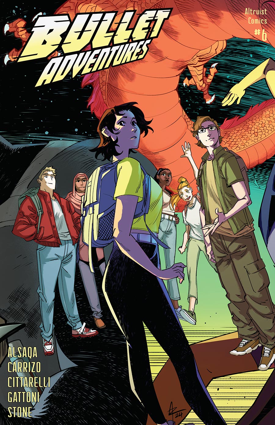 Bullet Adventures #6 Cover B Variant Andre Risso & Francesca Cittarelli Cover