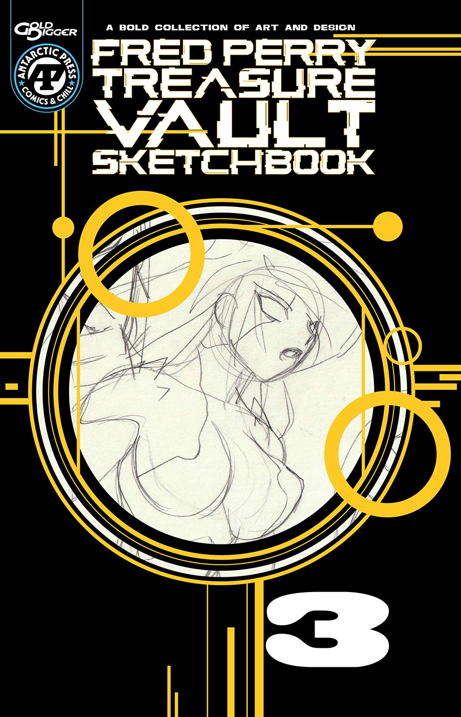 Fred Perry Treasure Vault Sketchbook #3 Cover B Variant Fred Perry Gold Foil Logo Cover