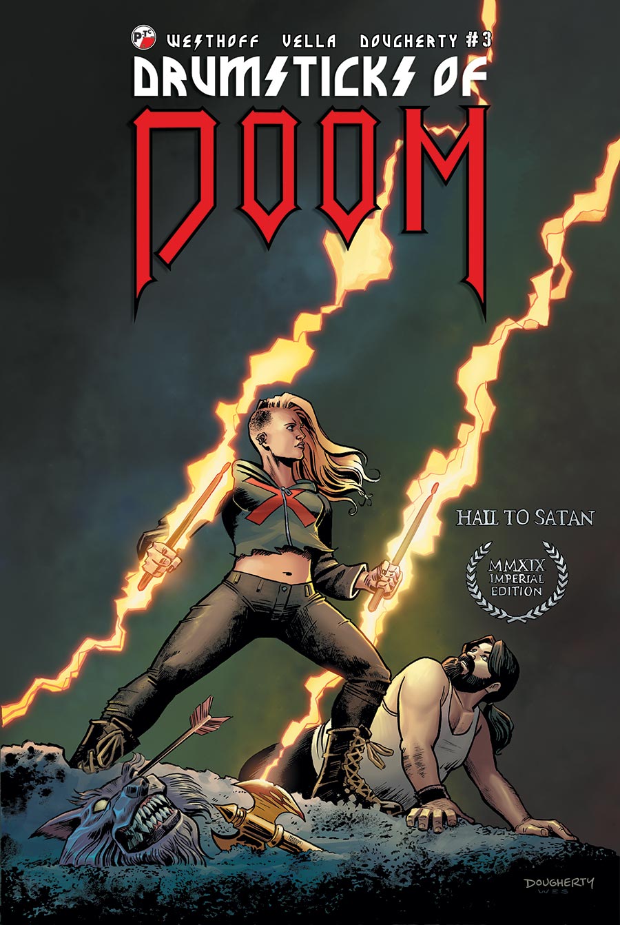 Drumsticks Of Doom #3 Cover A Regular Dan Dougherty Cover