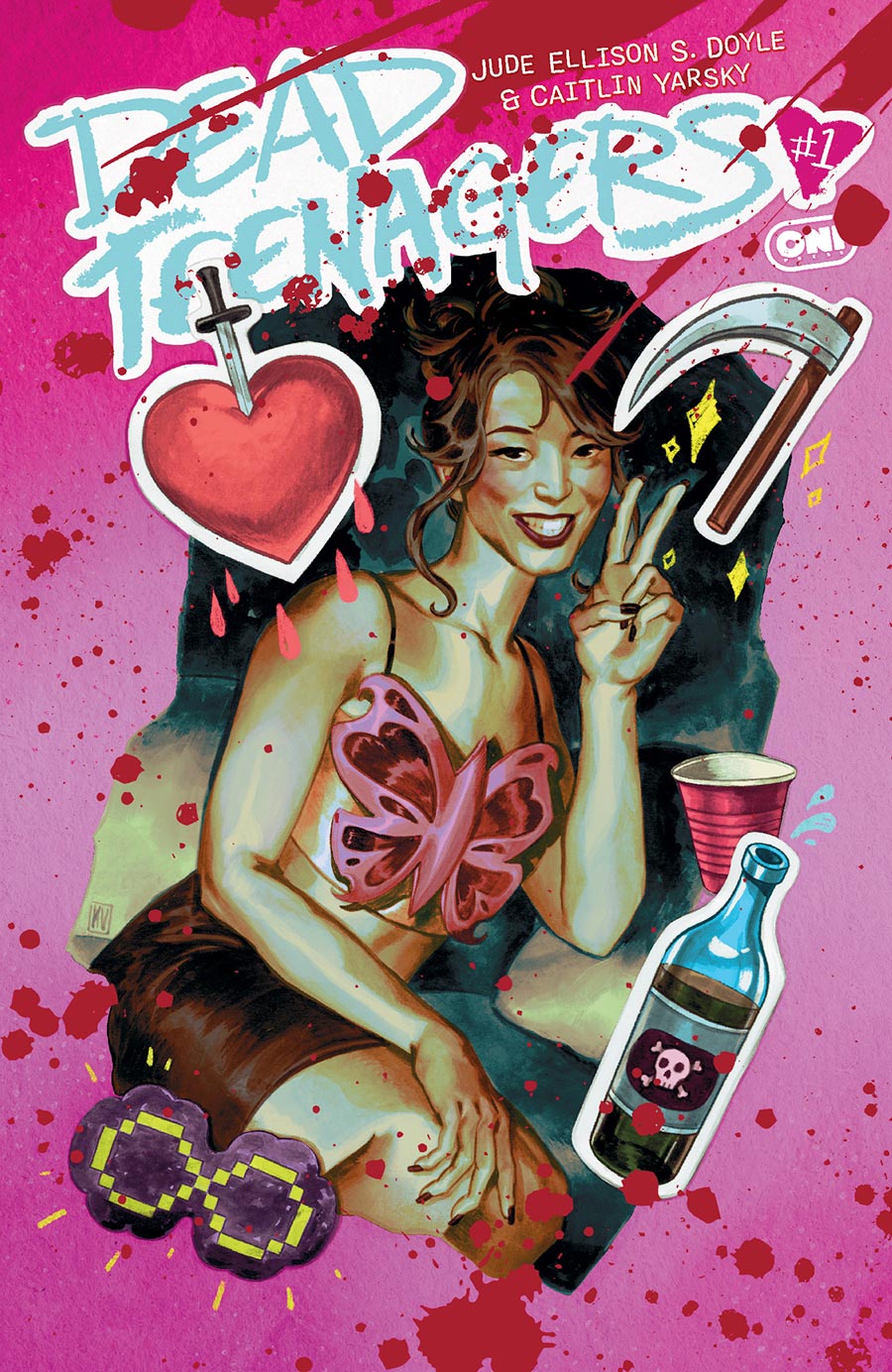 Dead Teenagers #1 Cover B Variant Keyla Valerio Cover