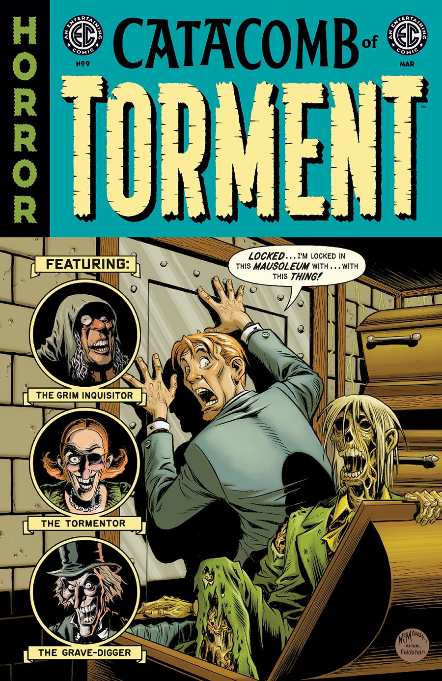 Catacomb Of Torment #9 Cover C Incentive Shawn McManus EC Homage Variant Cover (EC Comics)