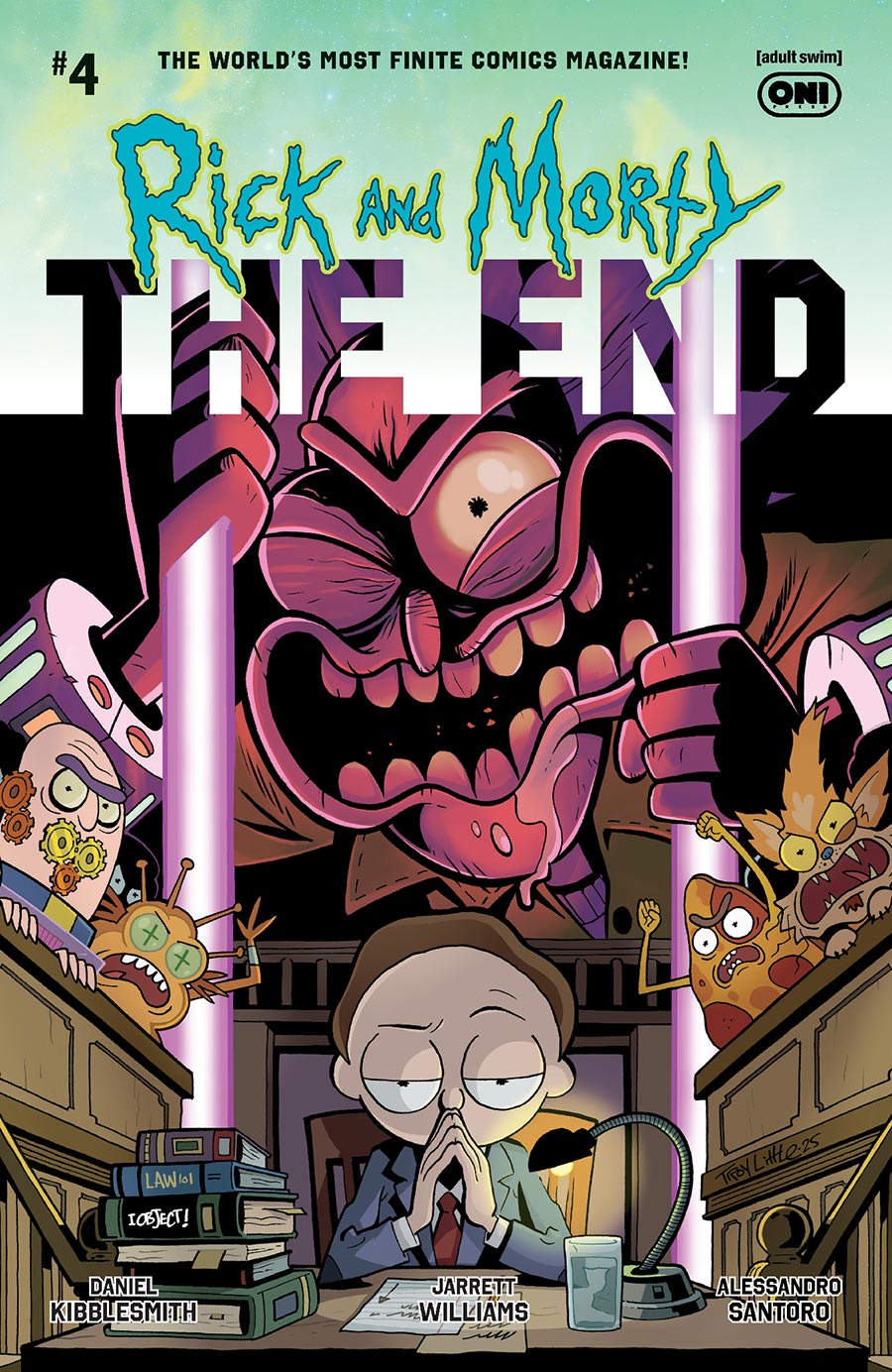 Rick And Morty The End #4 Cover B Variant Troy Little Cover