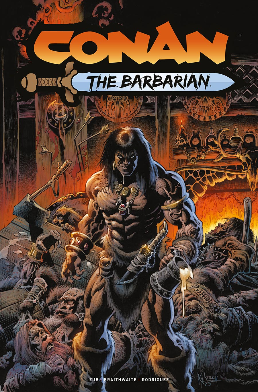 Conan The Barbarian Vol 5 #30 Cover D Variant Kyle Hotz Cover