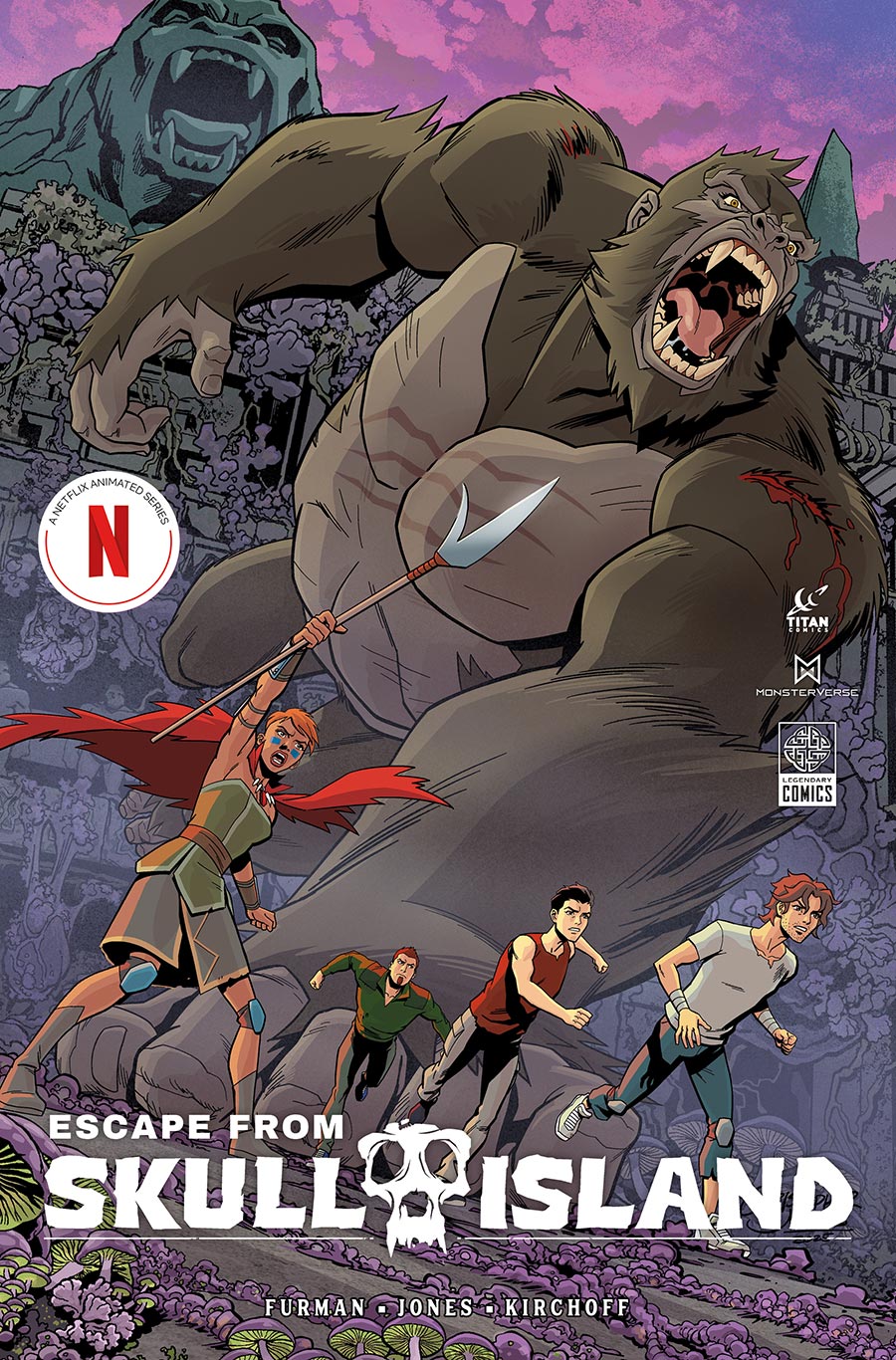 Escape From Skull Island #3 Cover B Variant Christopher Jones Cover