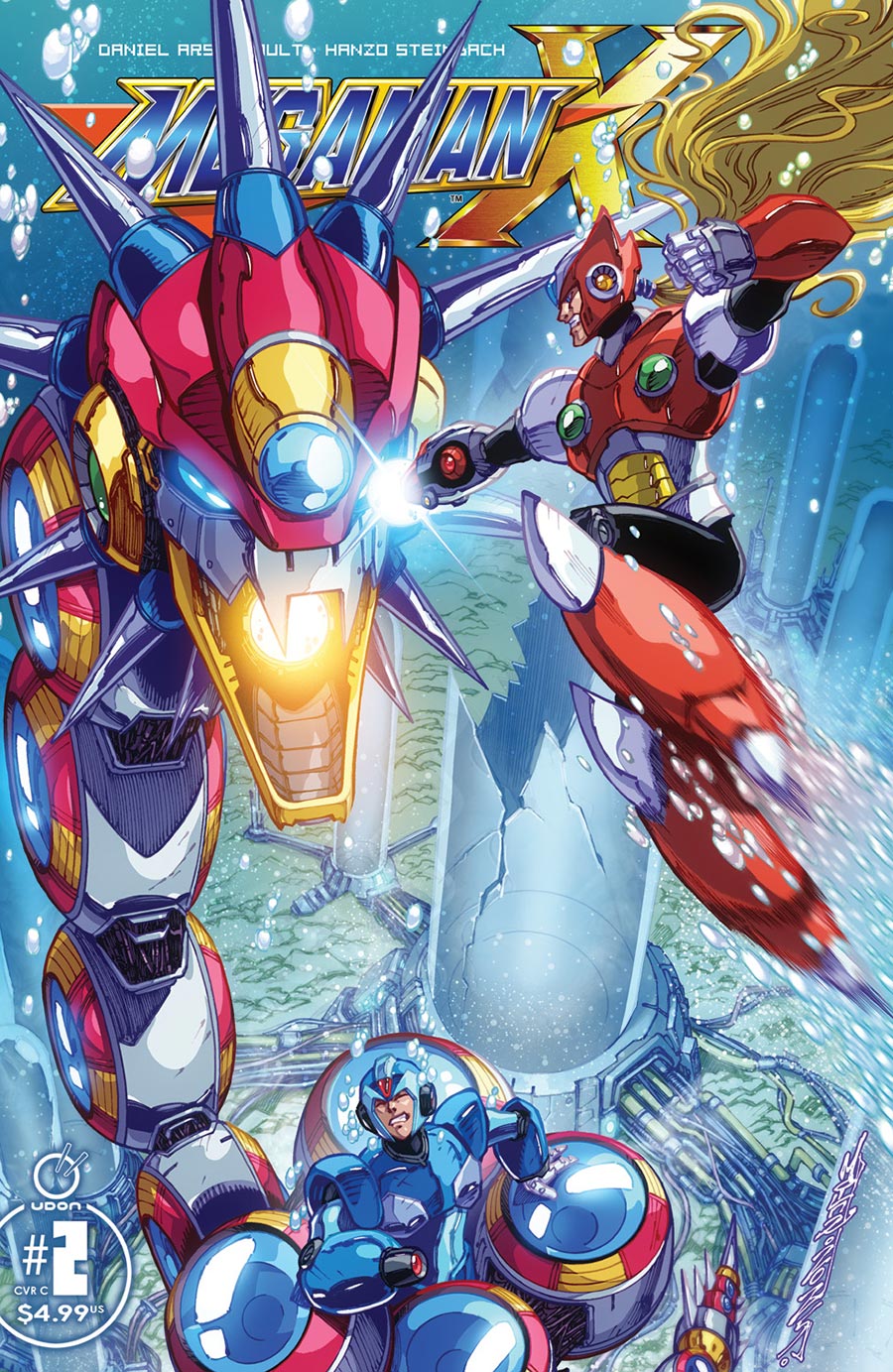 Mega Man X #2 Cover C Variant Alex Milne Cover