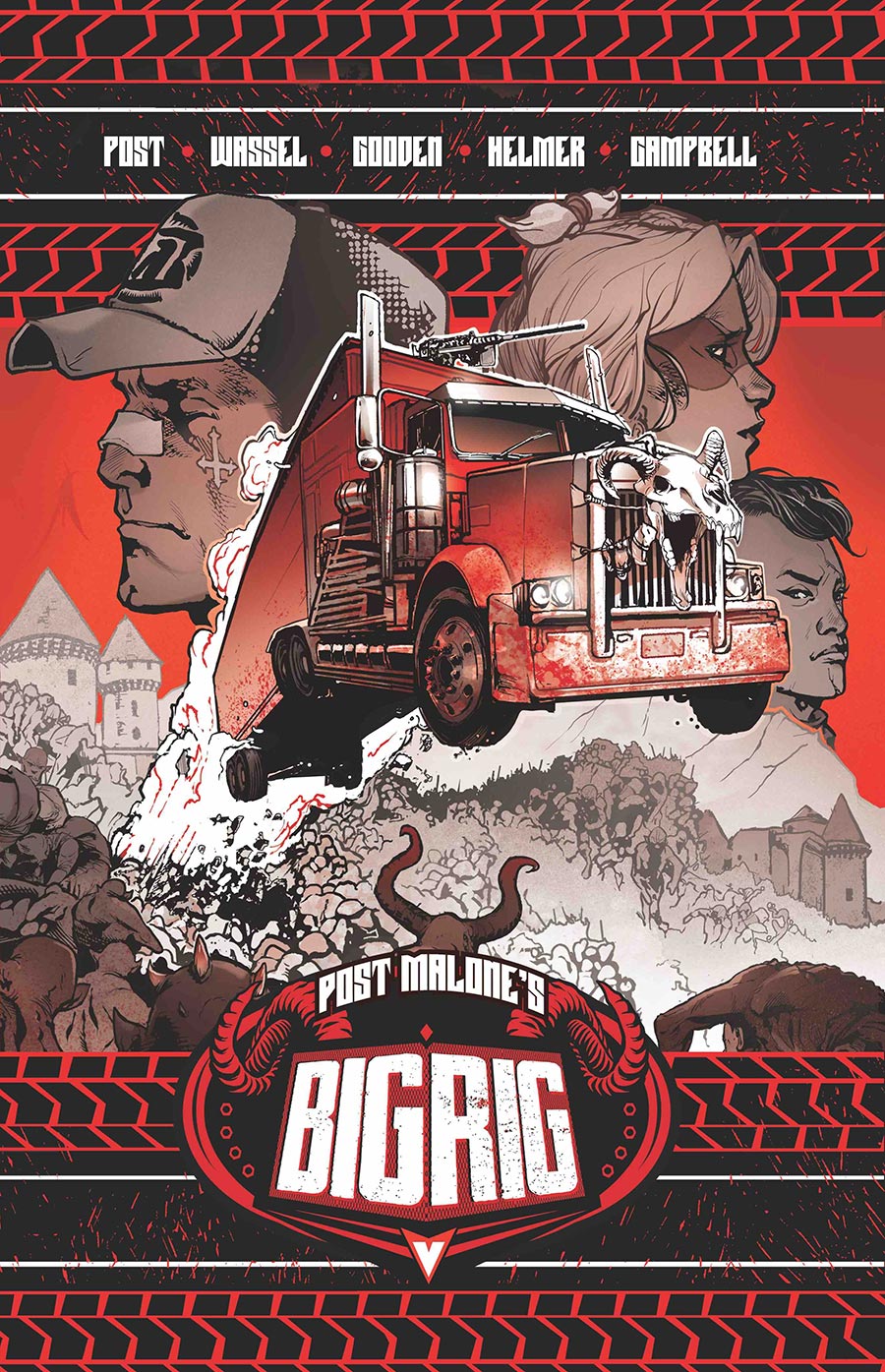 Post Malones Big Rig Vol 1 TP Direct Market Exclusive Nathan Gooden Cover