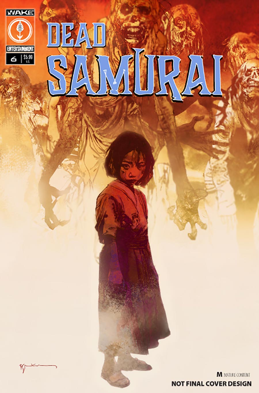 Dead Samurai #6 Cover A Regular Bill Sienkiewicz Cover