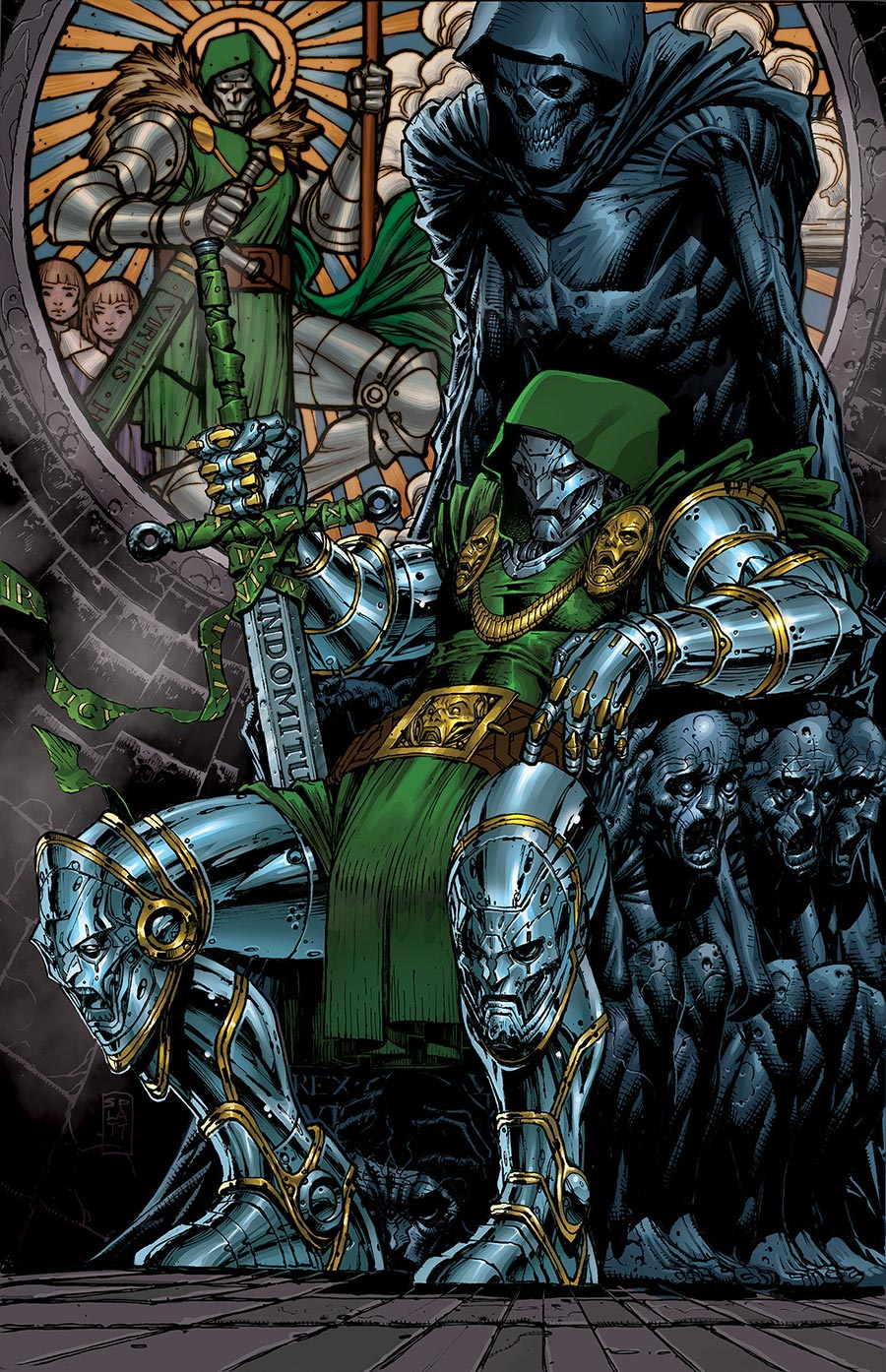 The Will Of Doom #1 (One Shot) Cover K 2nd Ptg Incentive Stephen Platt Virgin Variant Cover