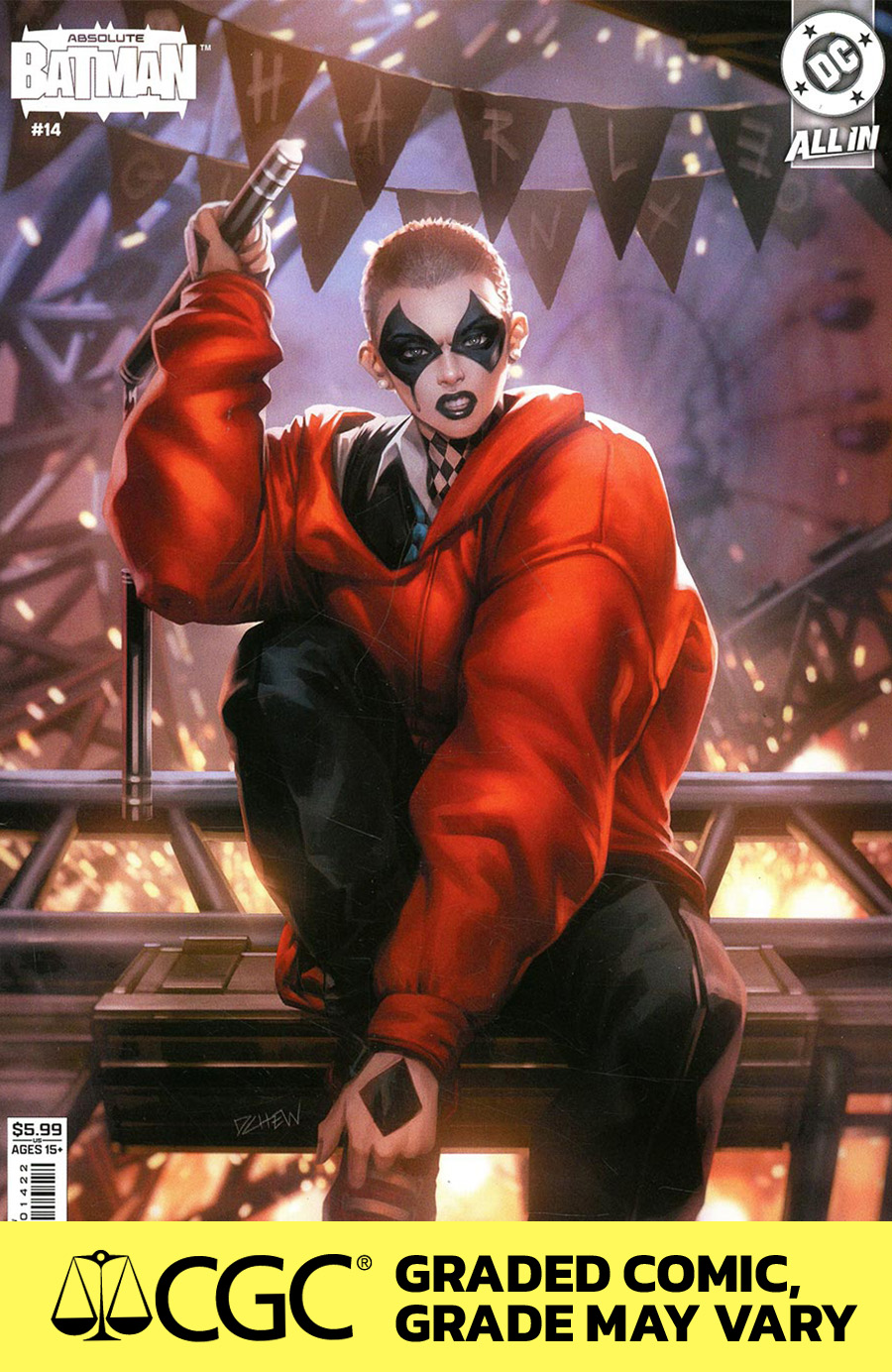 Absolute Batman #14 Cover J DF Derrick Chew Variant Cover CGC Graded 9.6 Or Higher