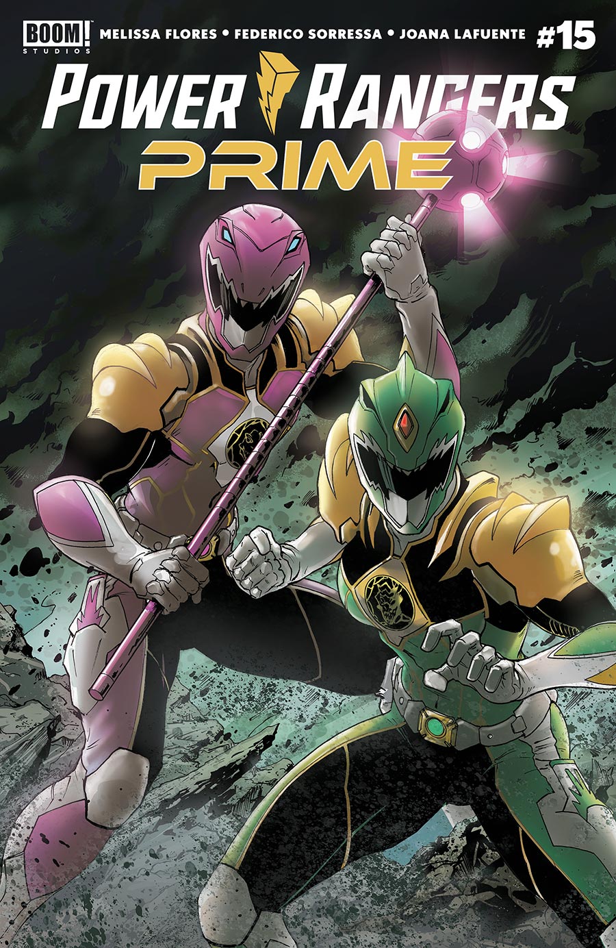 Power Rangers Prime #15 Cover A Regular Andrew Lee Griffith Cover