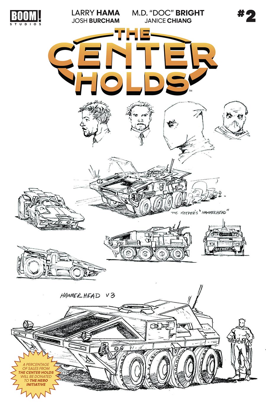 Center Holds #2 Cover D Variant MD Bright Reveal Cover