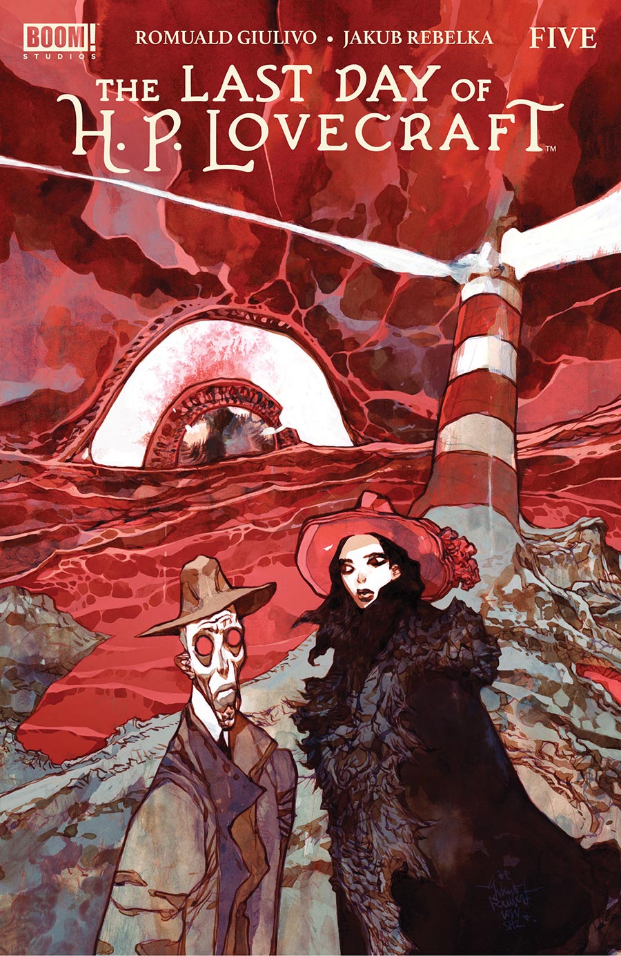 Last Day Of HP Lovecraft #5 Cover A Regular Jakub Rebelka Cover