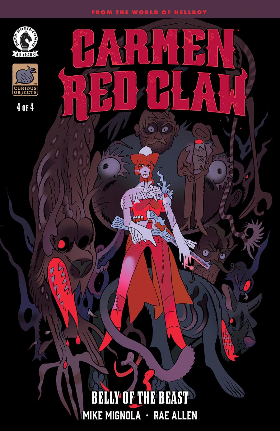 Carmen Red Claw Belly Of The Beast #4 Cover B Variant Benjamin Schipper Cover