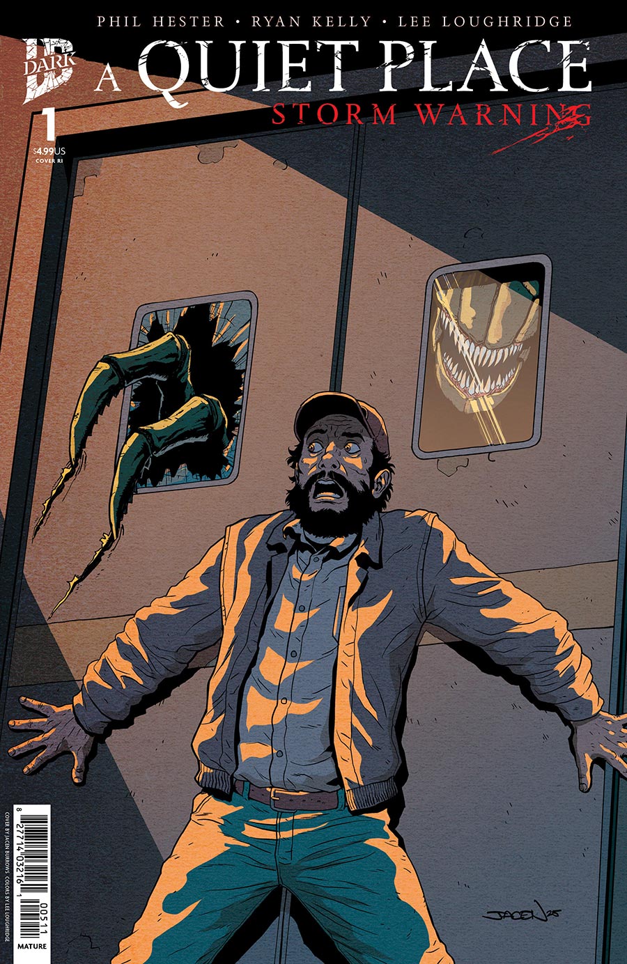 A Quiet Place Storm Warning #1 Cover D Incentive Jacen Burrows Variant Cover