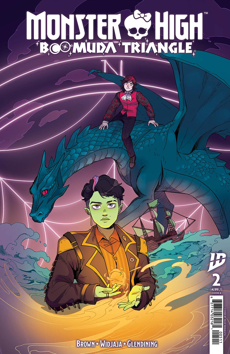 Monster High Boomuda Triangle #2 Cover B Variant Felia Hanakata Connecting Cover