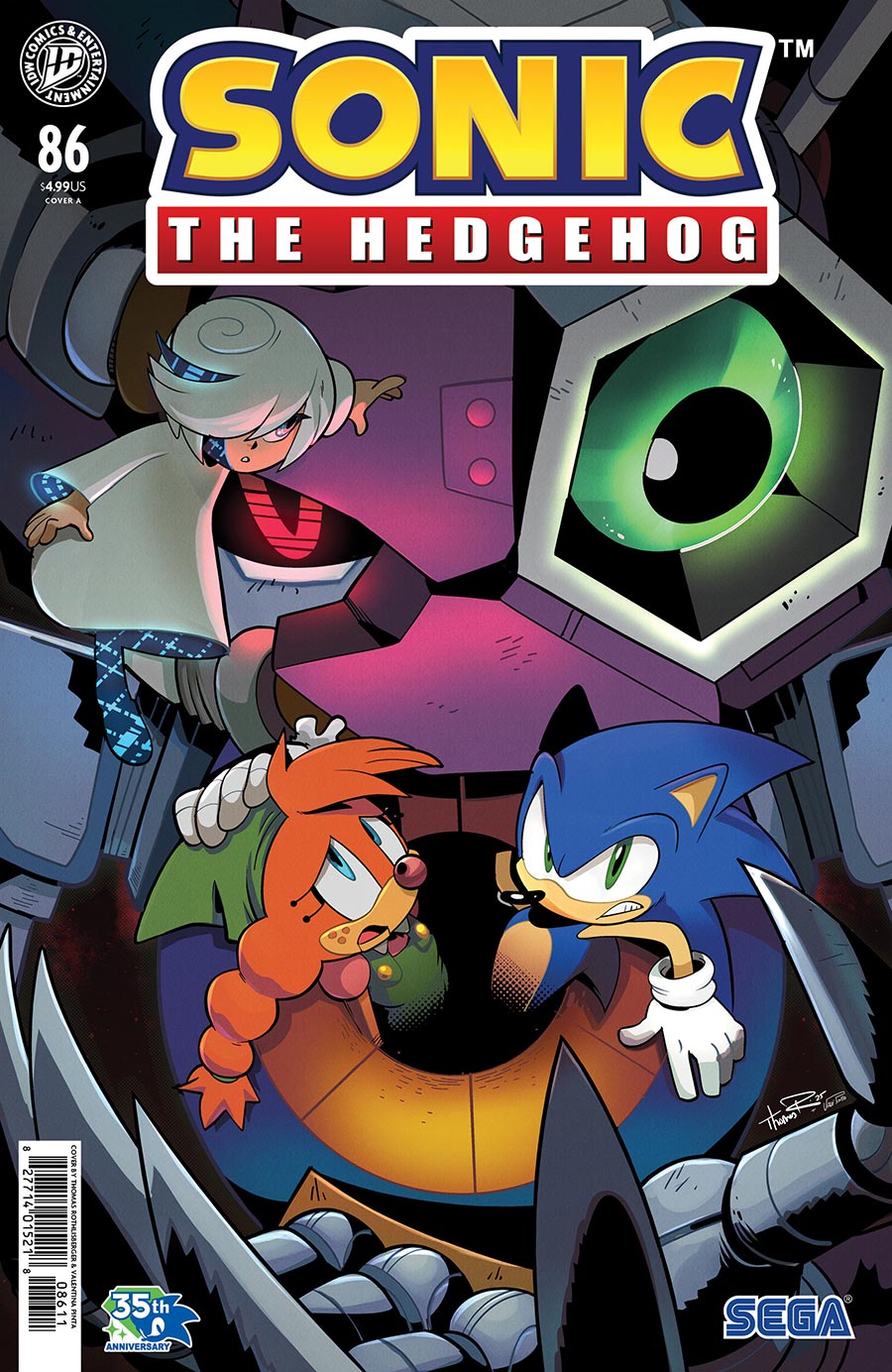 Sonic The Hedgehog Vol 3 #86 Cover A Regular Thomas Rothlisberger Cover