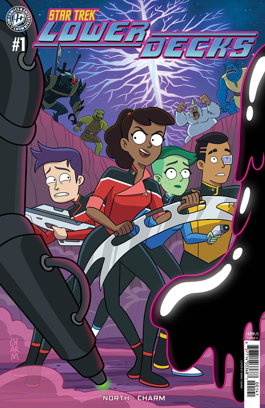 IDW Classics Presents Star Trek Lower Decks #1 Cover A Regular Derek Charm Cover