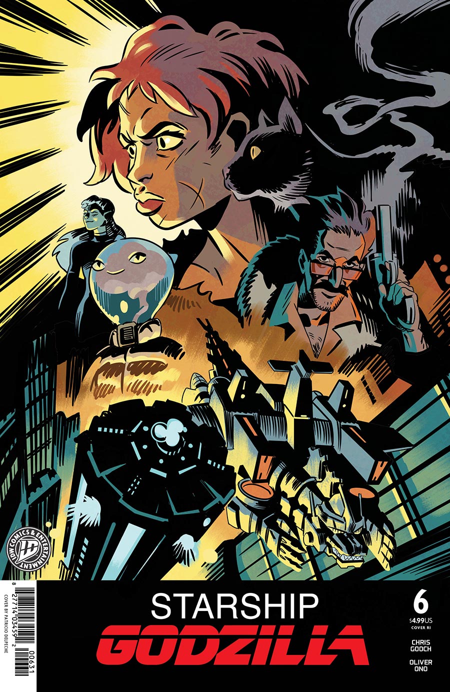 Starship Godzilla #6 Cover C Incentive Patricio Delpeche Movie Homage Variant Cover (Kai-Sei Era)