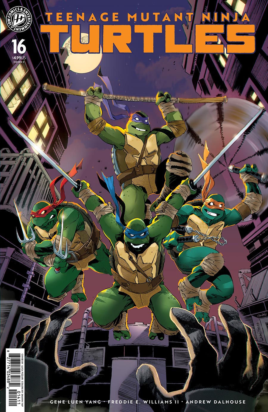 Teenage Mutant Ninja Turtles Vol 6 #16 Cover C Variant Luca Pizzari Cover