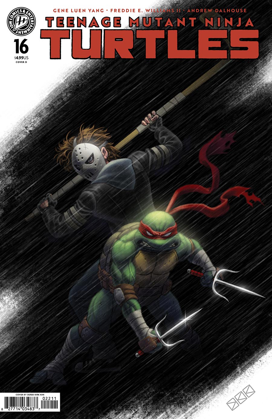 Teenage Mutant Ninja Turtles Vol 6 #16 Cover D Variant Derek Kirk Kim Cover