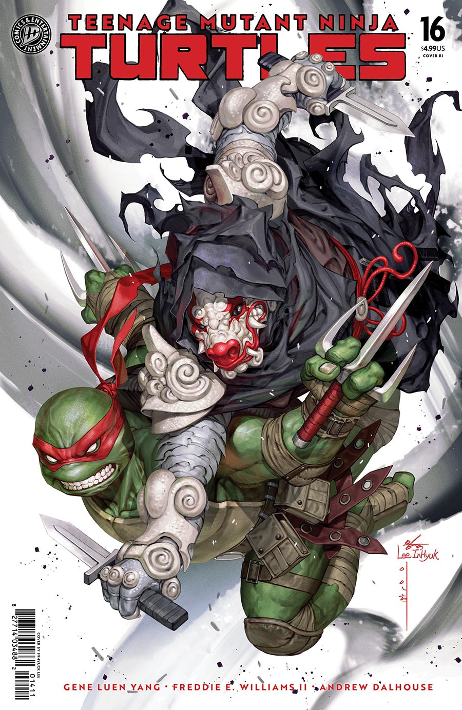 Teenage Mutant Ninja Turtles Vol 6 #16 Cover F Incentive Inhyuk Lee Variant Cover