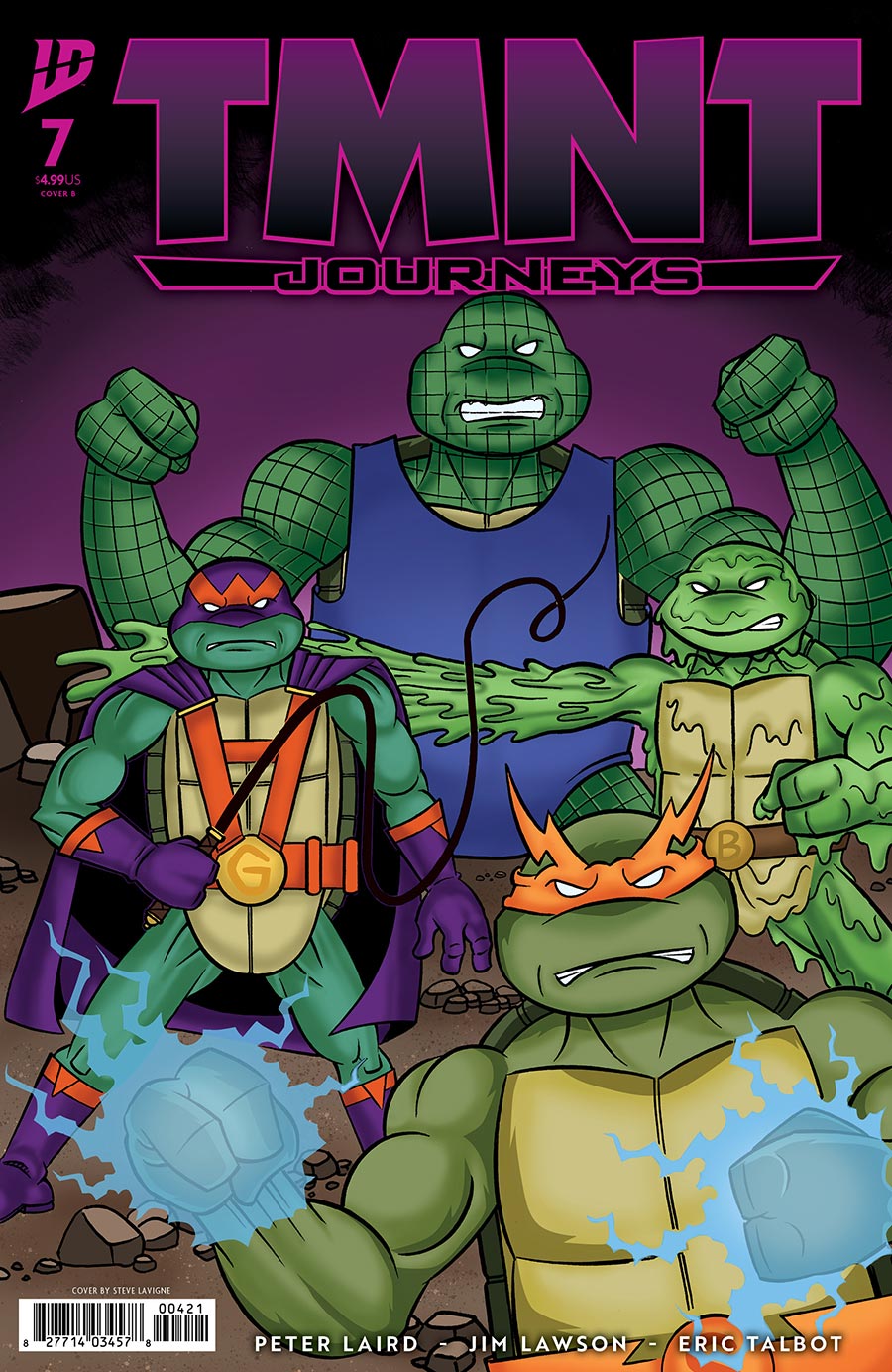 Teenage Mutant Ninja Turtles Journeys #7 Cover B Variant Steve Lavigne Cover