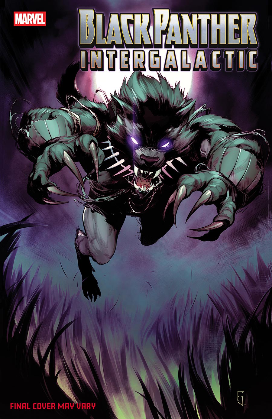 Black Panther Intergalactic #4 Cover B Variant Juan Frigeri Marvel Monster Cover