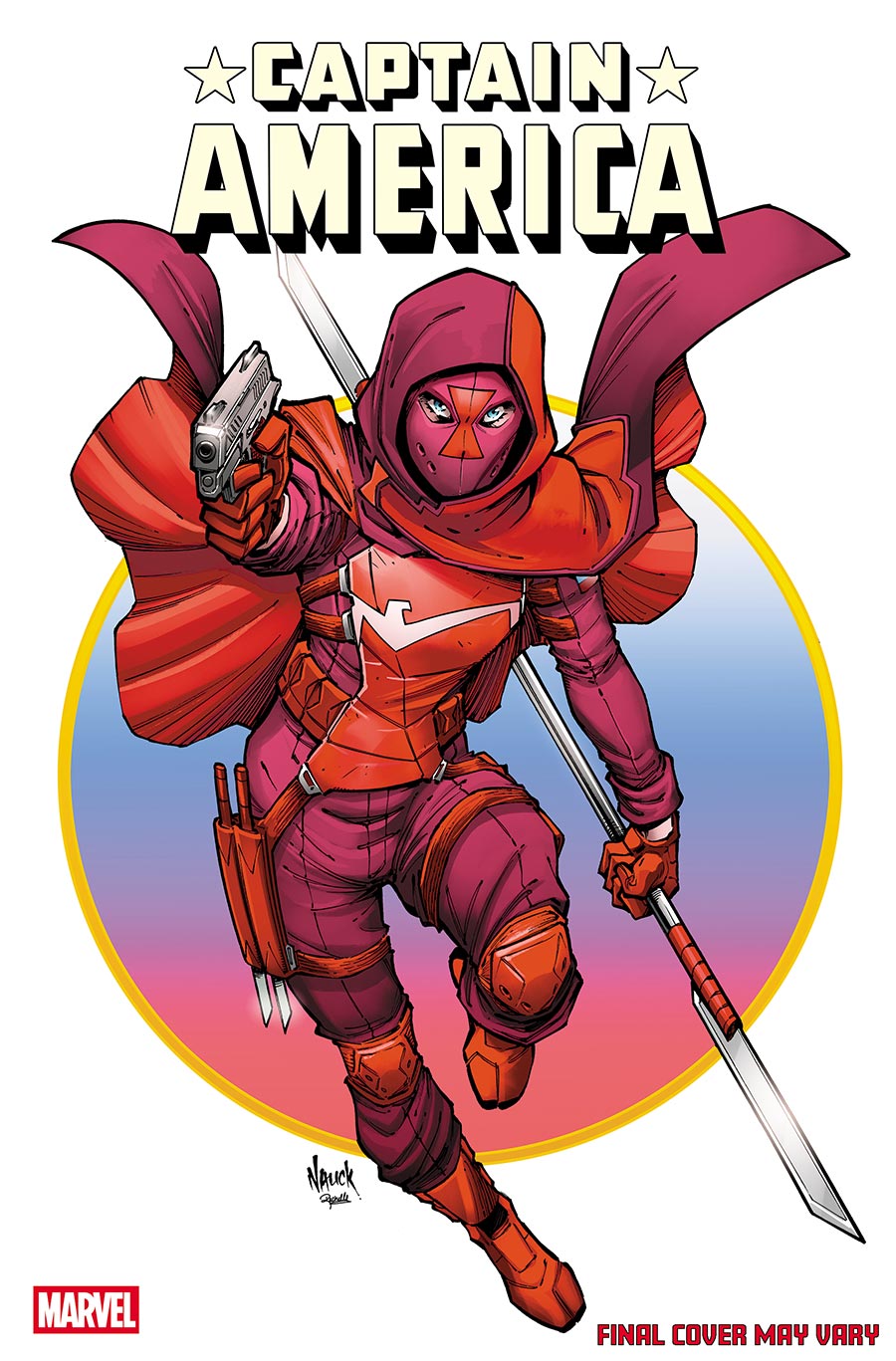 Captain America Vol 11 #8 Cover C Variant Todd Nauck Iconic Cover (Armageddon Prelude)