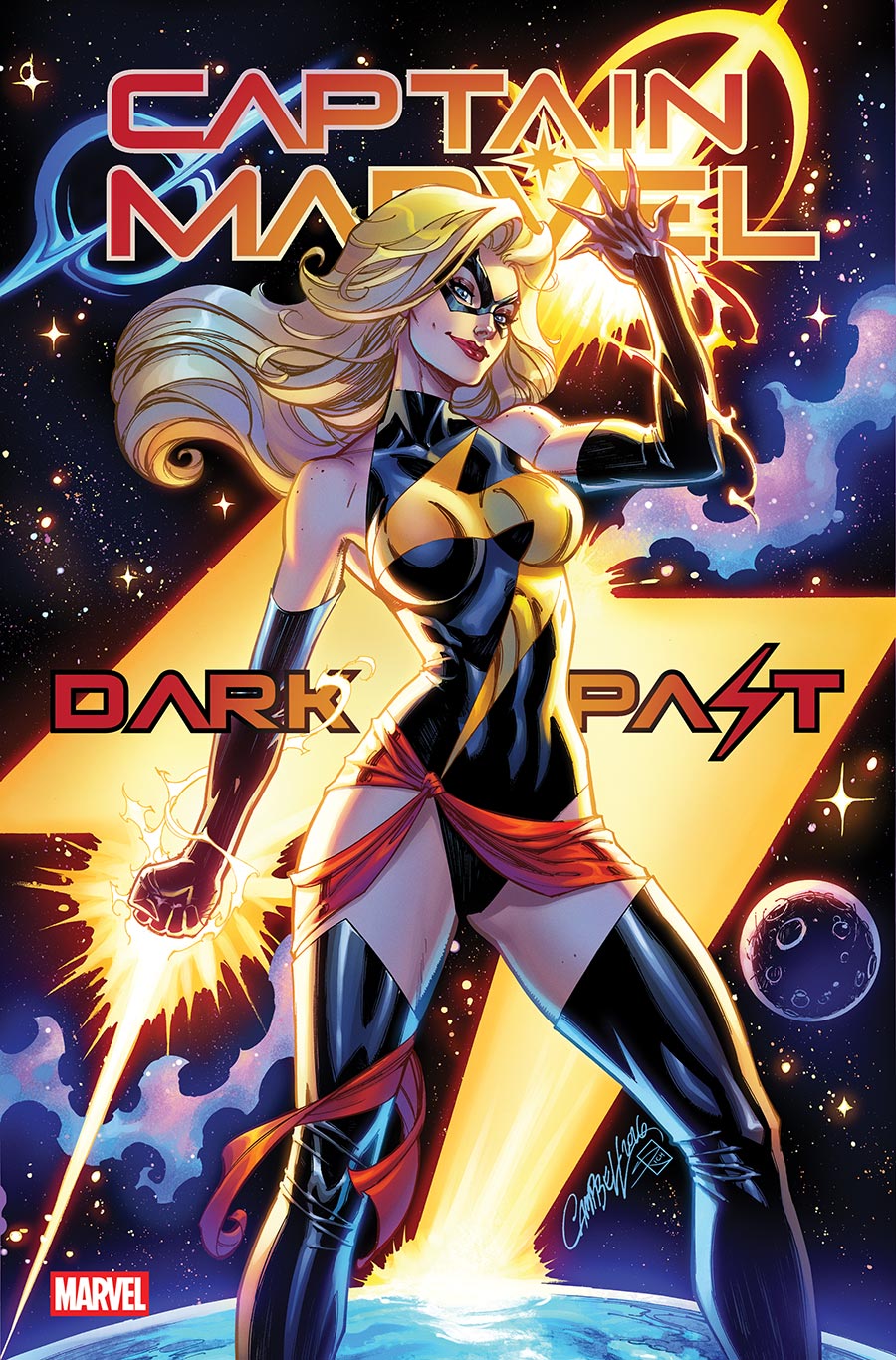 Captain Marvel Dark Past #1 Cover E Variant J Scott Campbell Cover