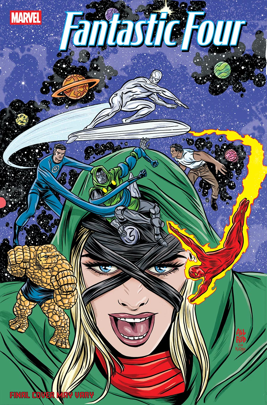 Fantastic Four Vol 8 #9 Cover C Variant Michael Allred Doom Homage Cover