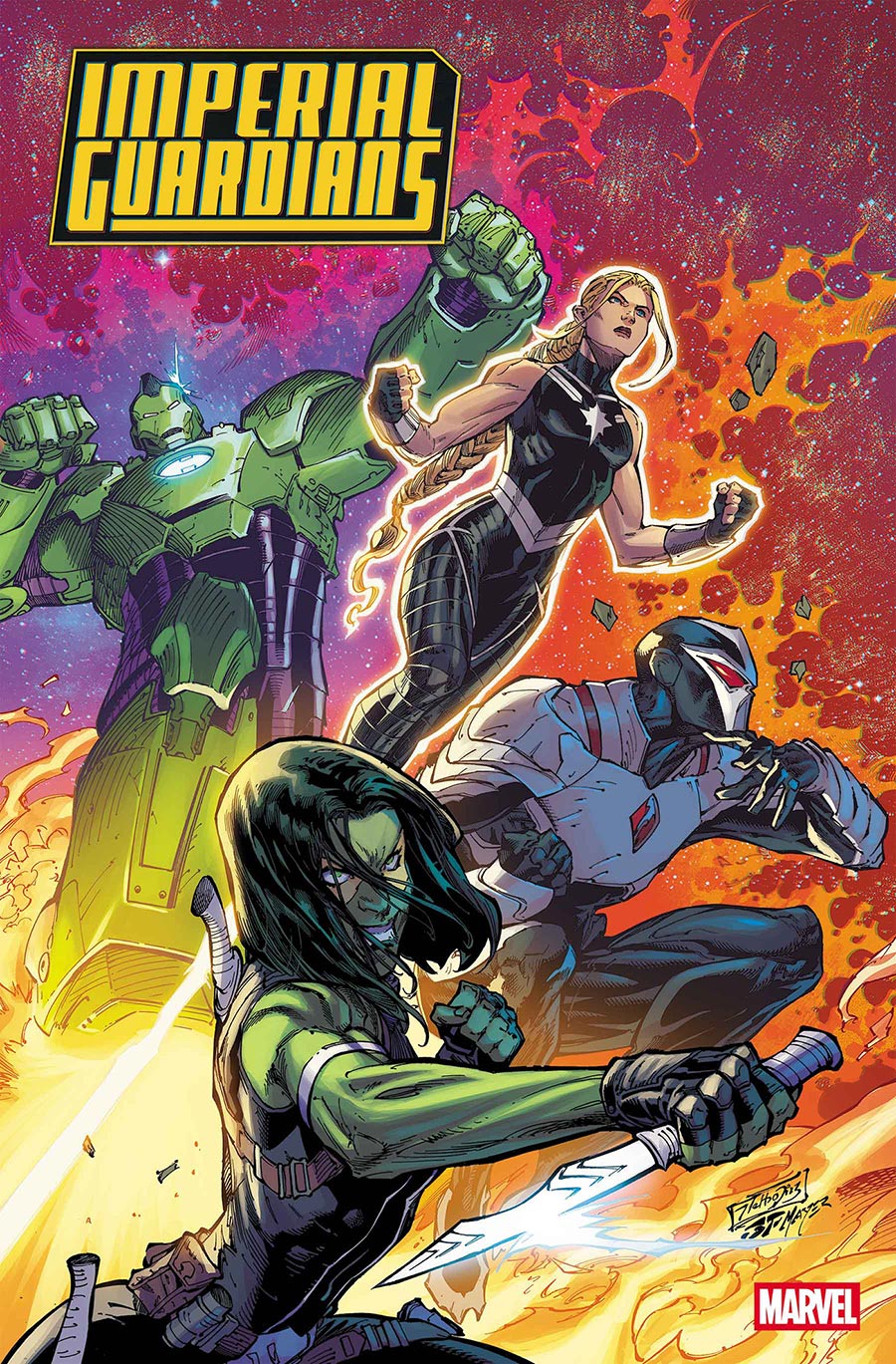 Imperial Guardians #1 Cover C Variant Netho Diaz Cover