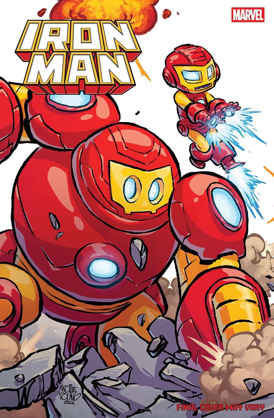 Iron Man Vol 8 #3 Cover B Variant Skottie Young 4-Part Connecting Cover