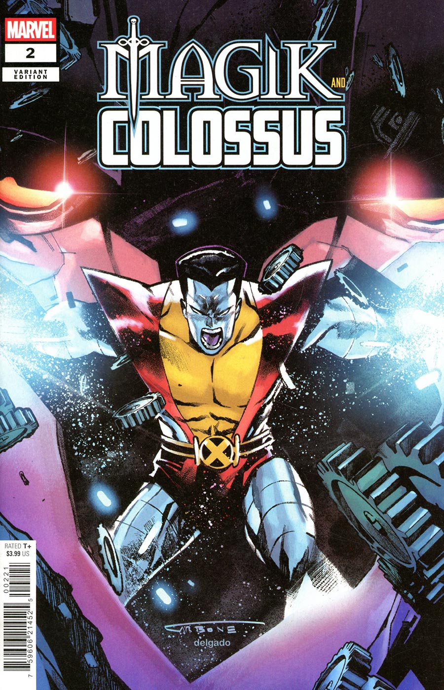 Magik And Colossus #2 Cover B Variant Domenico Carbone Colossus Cover (Shadows Of Tomorrow Tie-In)