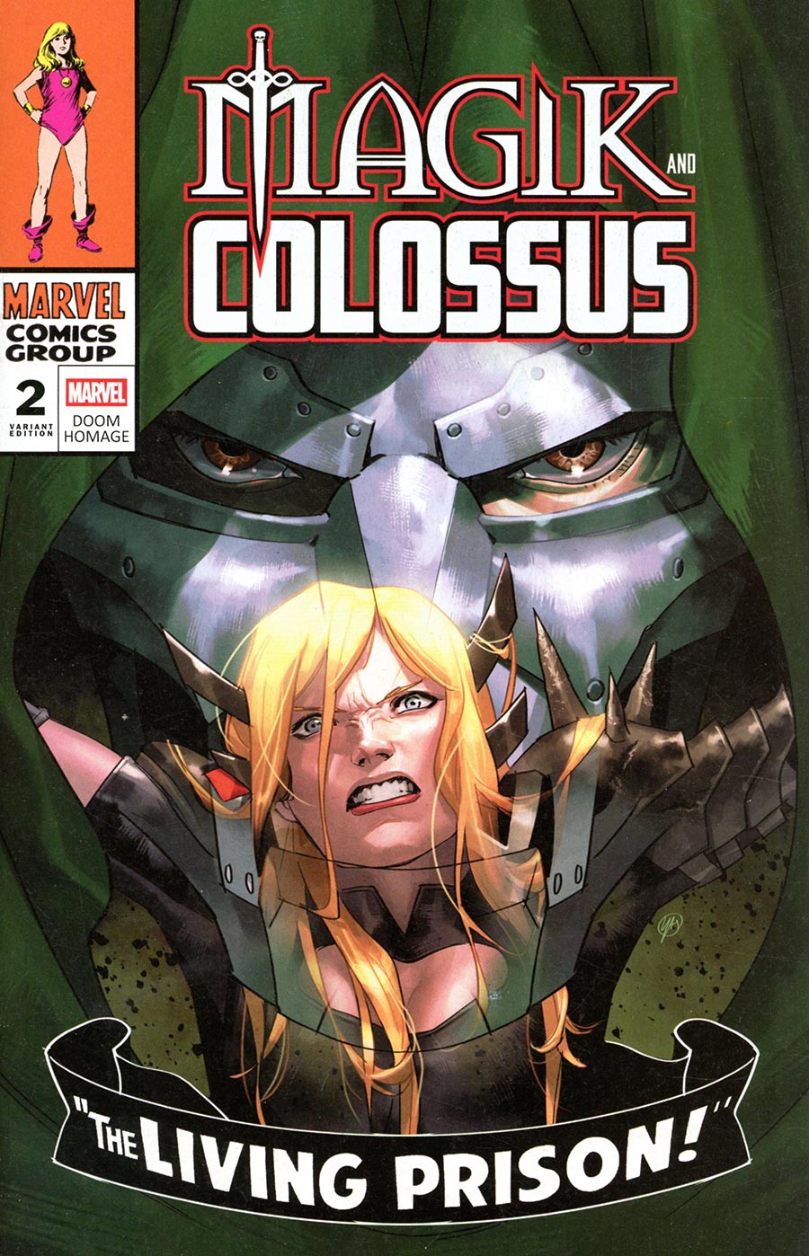 Magik And Colossus #2 Cover C Variant Yasmine Putri Doom Homage Cover (Shadows Of Tomorrow Tie-In)