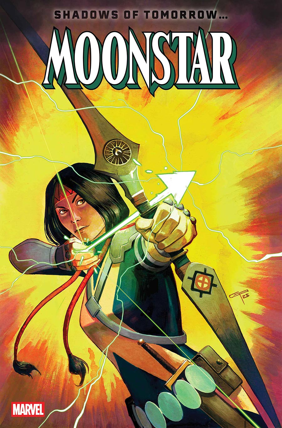 Moonstar #1 Cover A Regular German Peralta Cover (Shadows Of Tomorrow Tie-In)