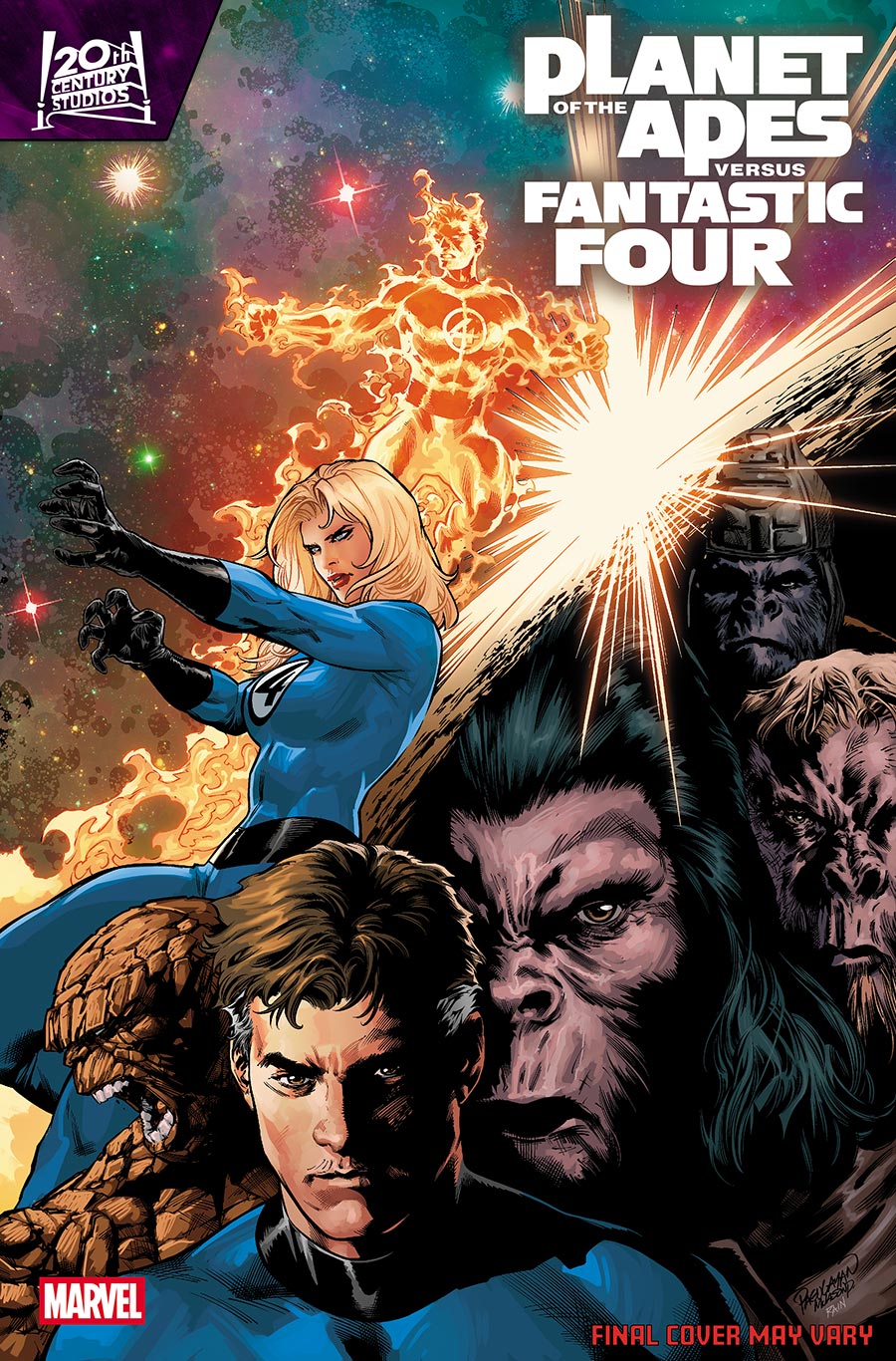 Planet Of The Apes vs Fantastic Four #2 Cover B Variant Carlo Pagulayan Versus Cover