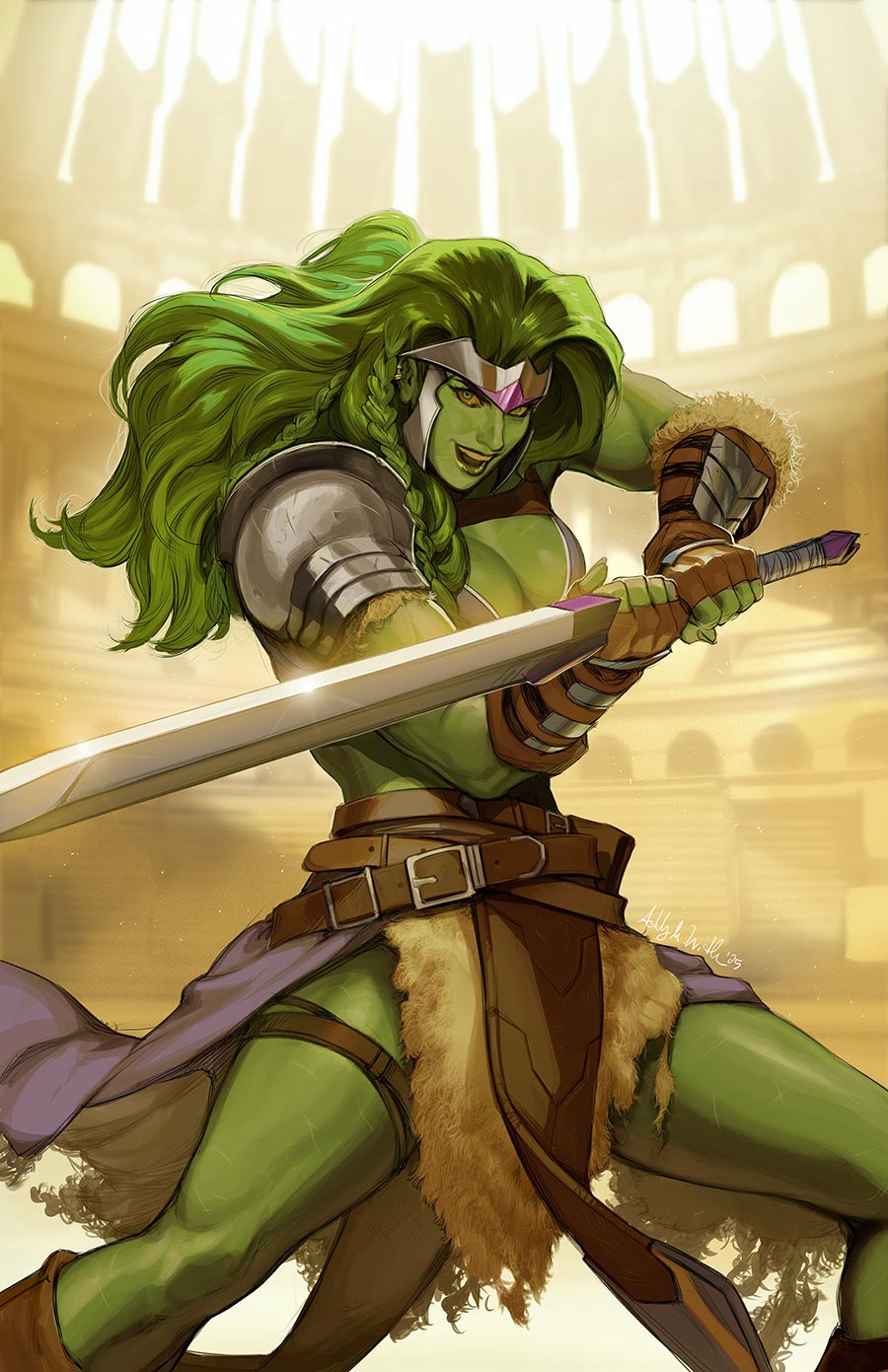 Planet She-Hulk #5 Cover D Incentive Ashley Witter She-Hulk Virgin Cover