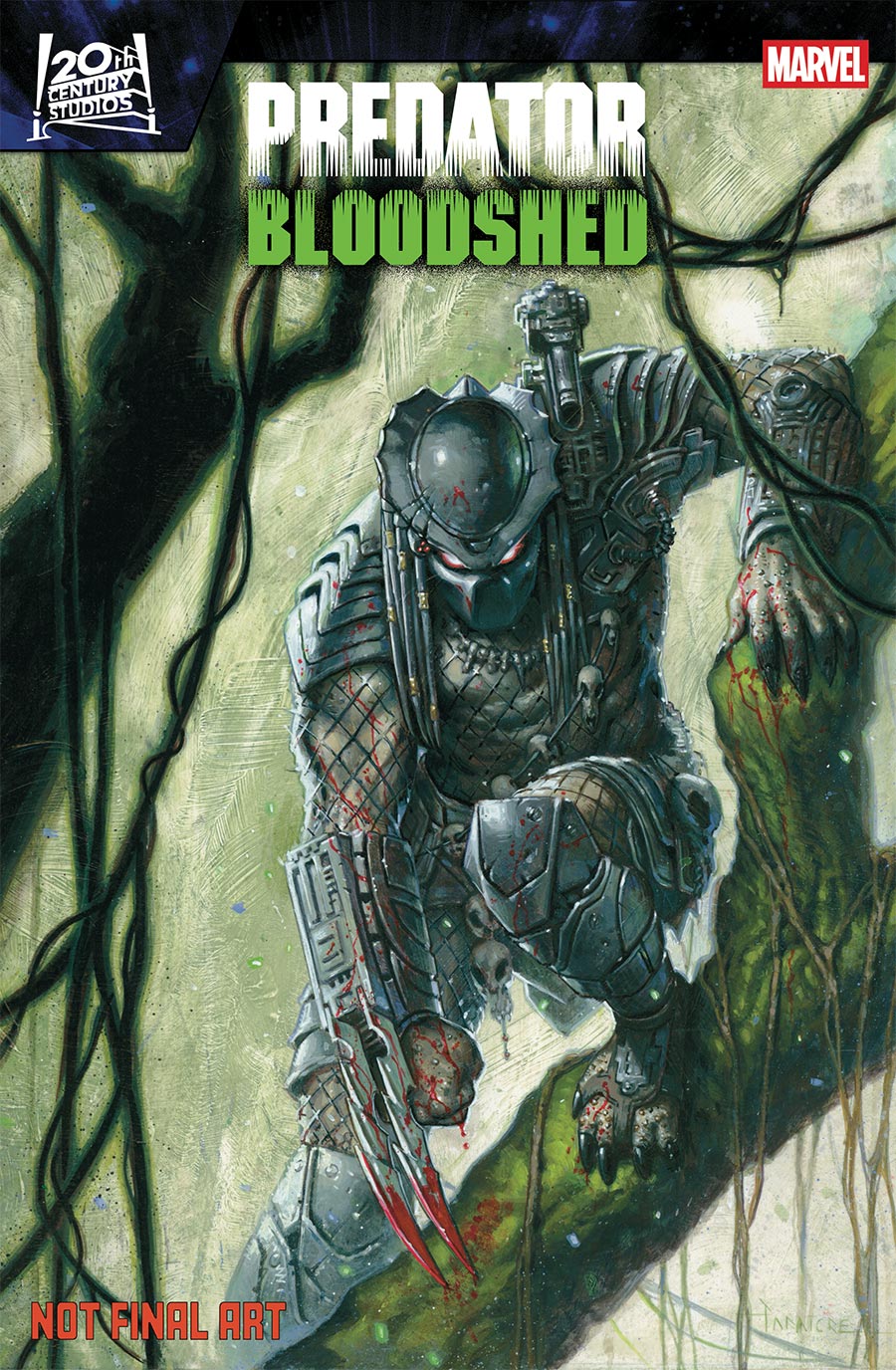 Predator Bloodshed #2 Cover C Incentive Davide Paratore Variant Cover