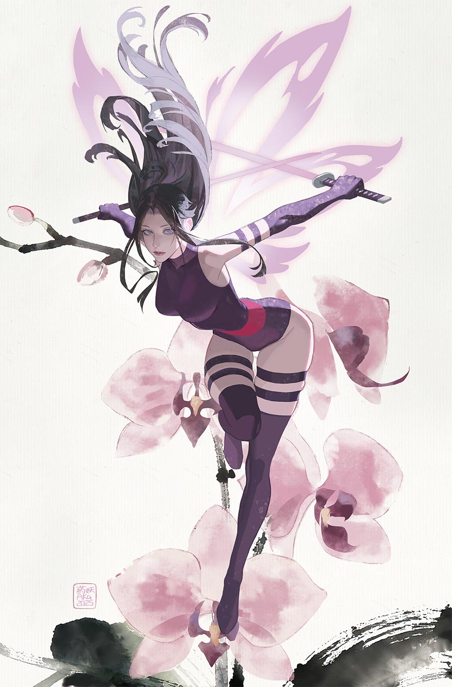 Psylocke Ninja #3 Cover E Incentive AKA Psylocke Virgin Cover