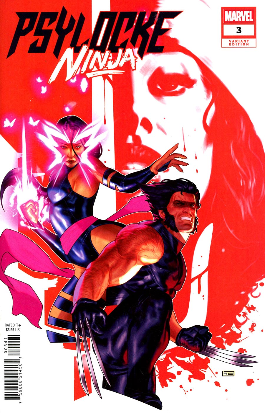 Psylocke Ninja #3 Cover D Variant Taurin Clarke Cover