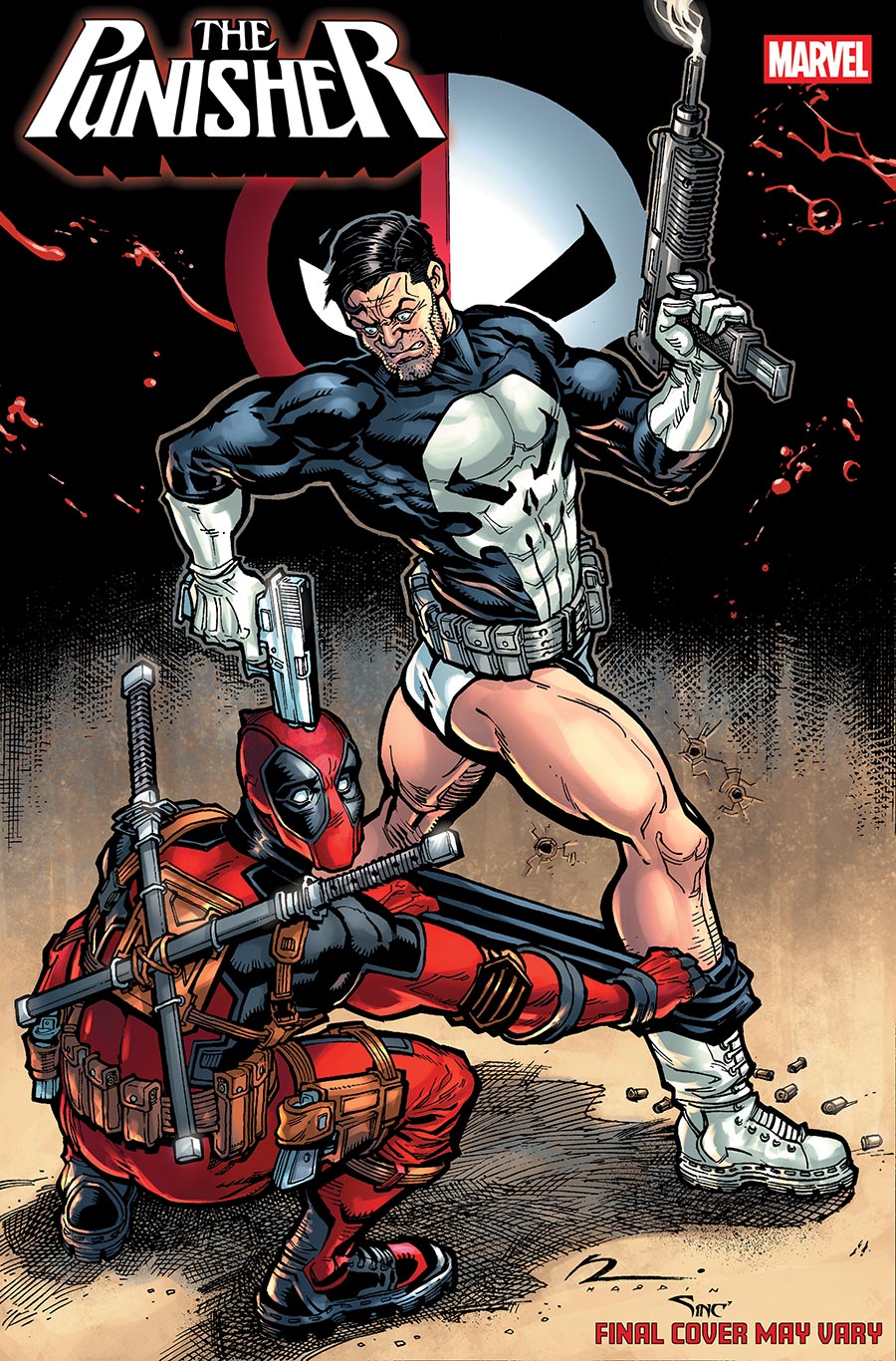 Punisher Vol 14 #2 Cover C Variant Chad Hardin April Pools Day Cover