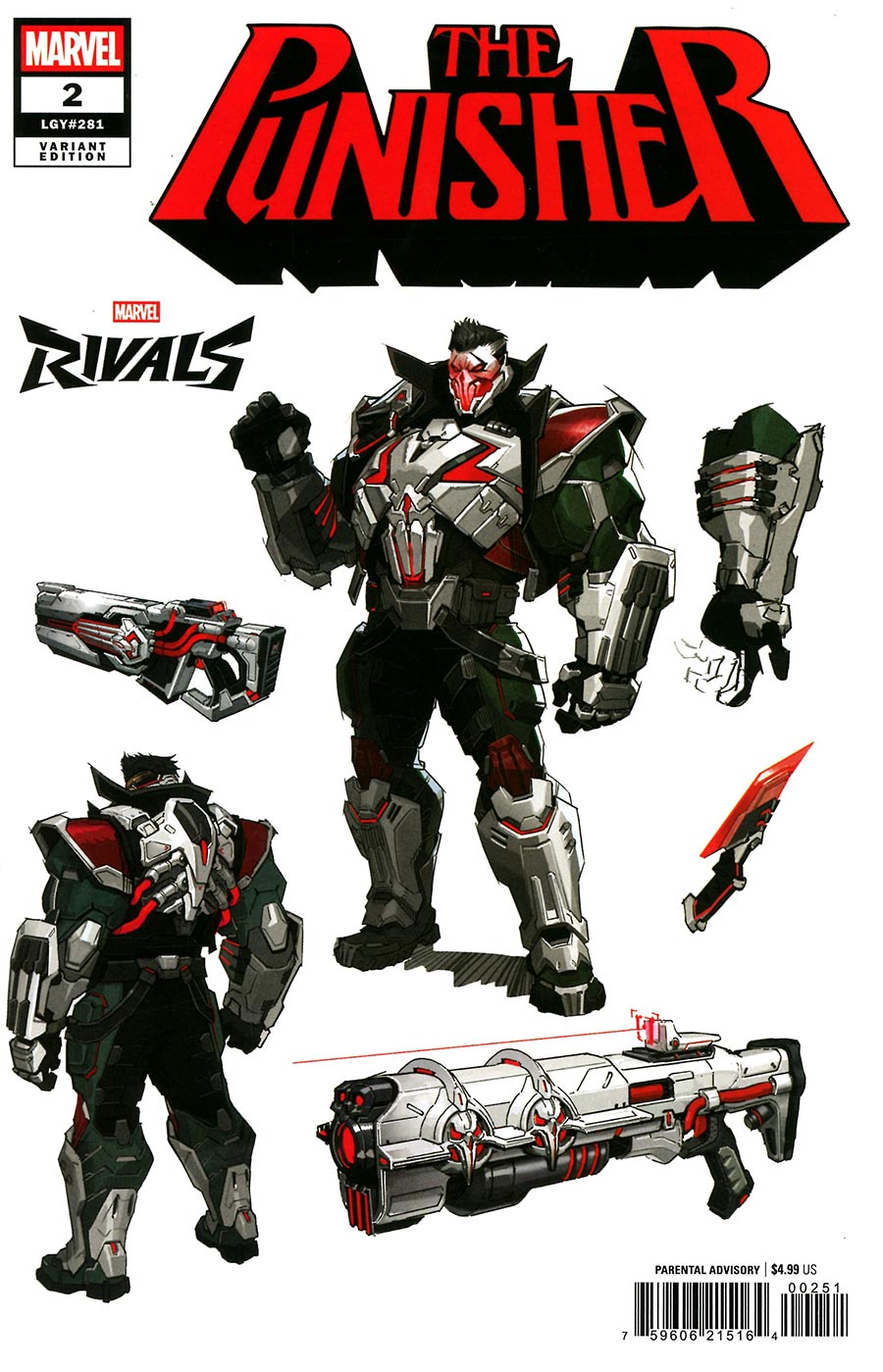 Punisher Vol 14 #2 Cover D Variant NETEASE Games Marvel Rivals Cover