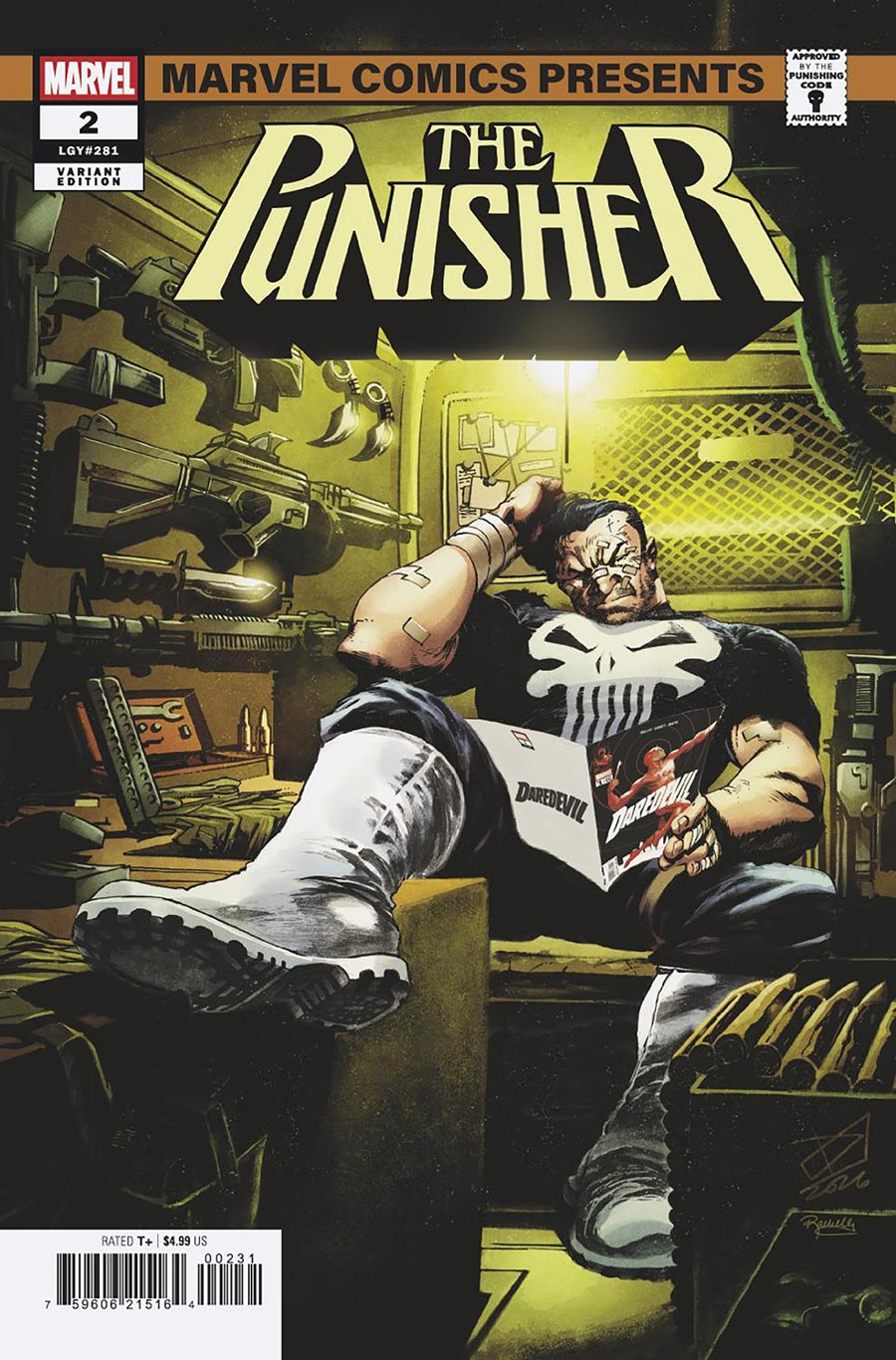 Punisher Vol 14 #2 Cover E Variant Devmalya Pramanik Marvel Comics Presents Cover