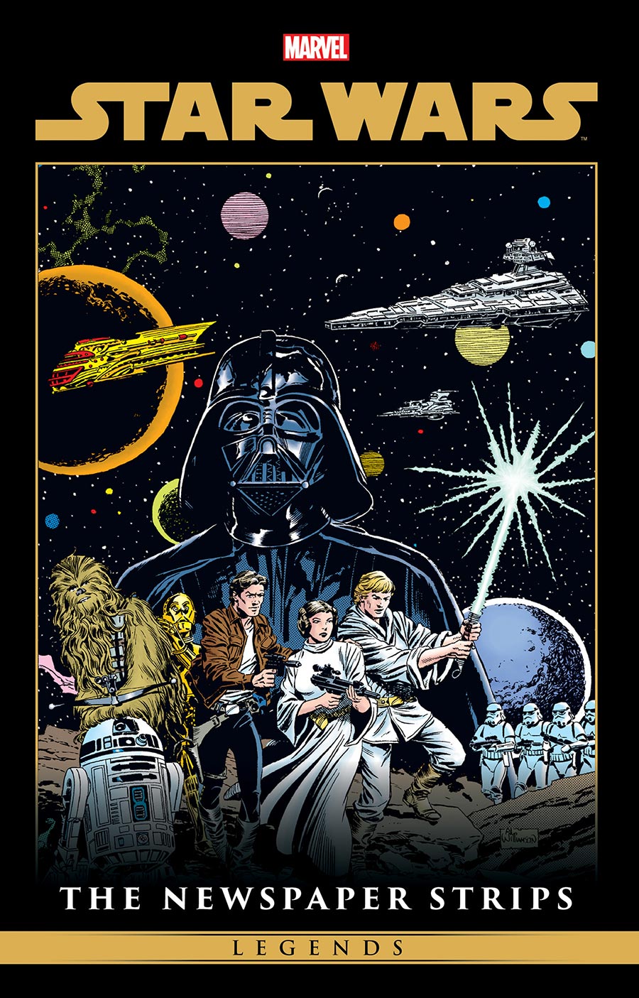 Star Wars Legends The Newspaper Strips Omnibus HC Book Market Al Williamson Early Adventures Cover