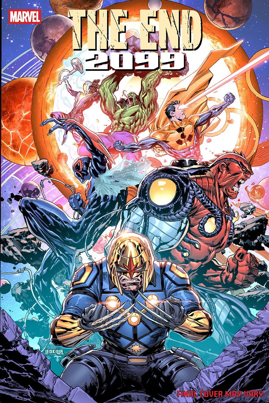 The End 2099 #4 Cover B Variant Ken Lashley Battle Cover