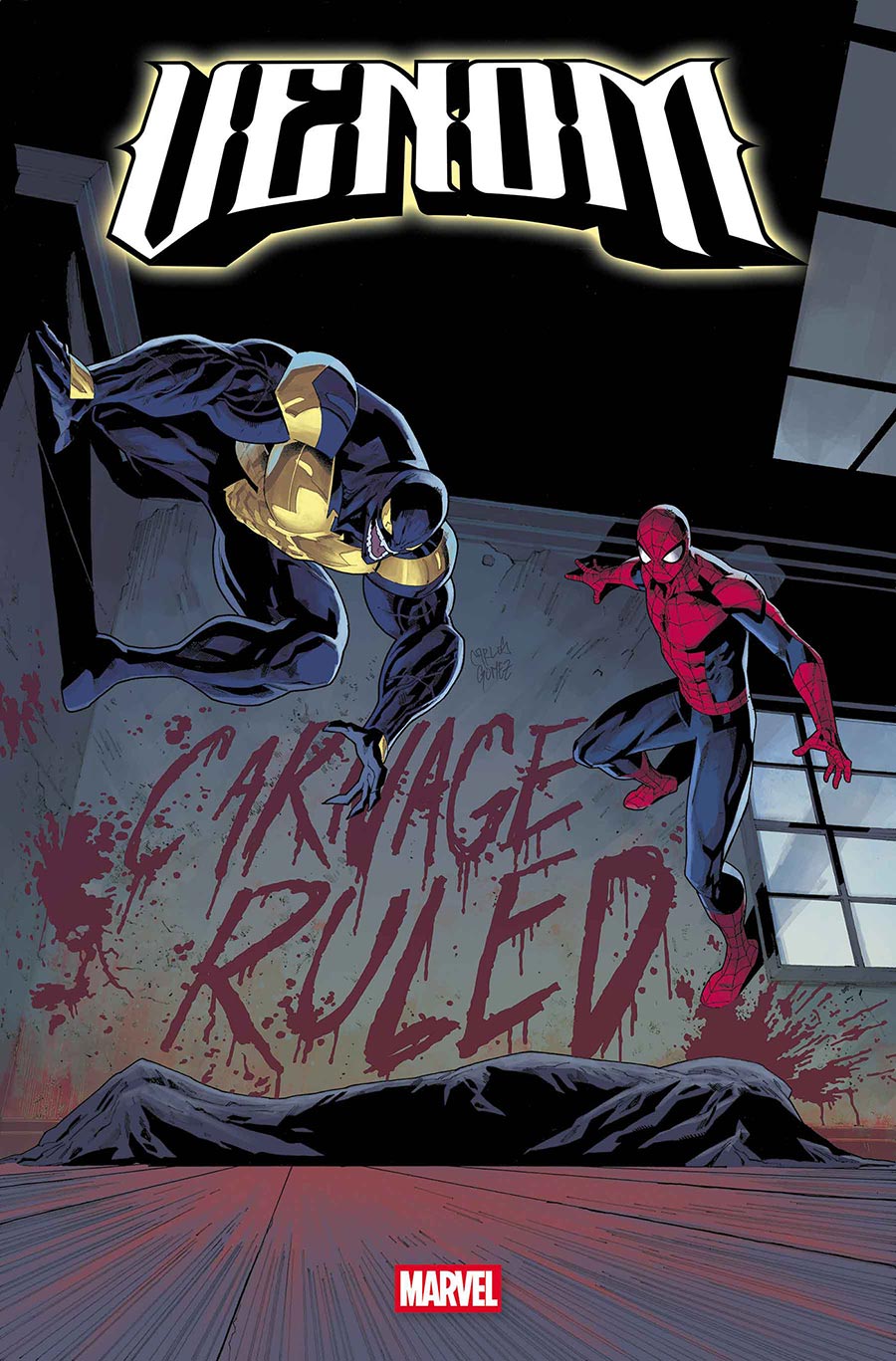 Venom Vol 5 #255 Cover A Regular Carlos Gomez Cover (Death Spiral Part 3)