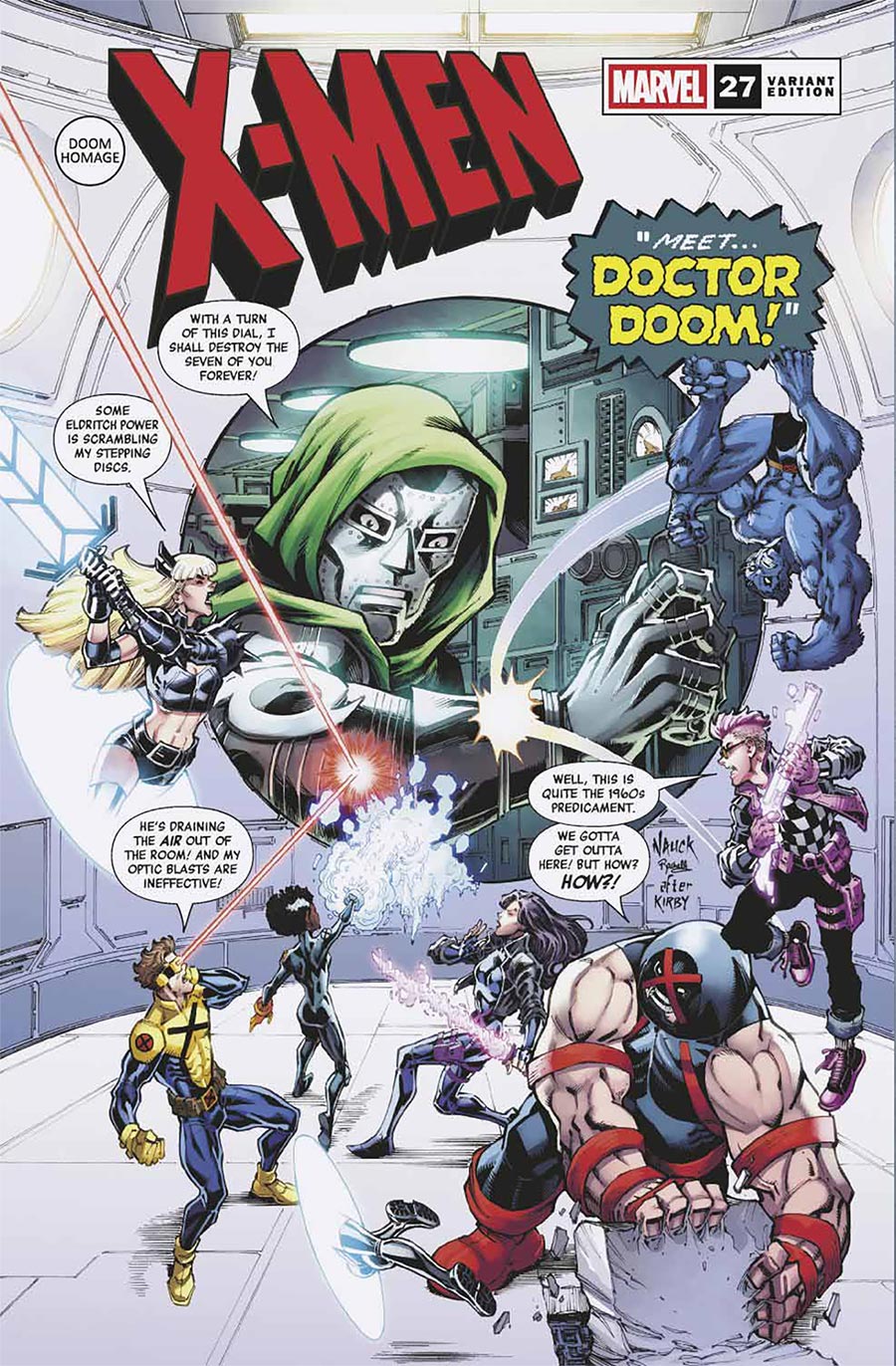 X-Men Vol 7 #27 Cover B Variant Todd Nauck Doom Homage Cover (Shadows Of Tomorrow Tie-In)