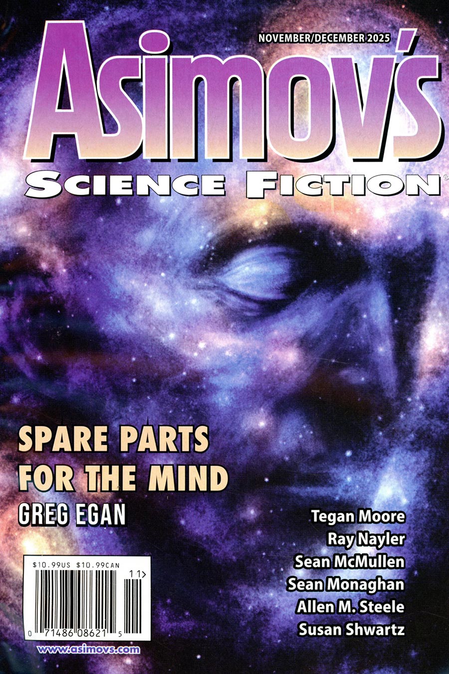 Asimovs Science Fiction Vol 49 #11 / #12 November / December 2025